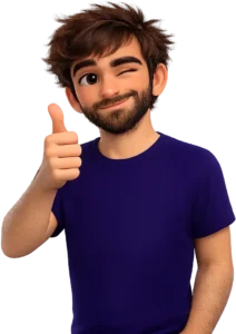 Paul avec le pouce levé