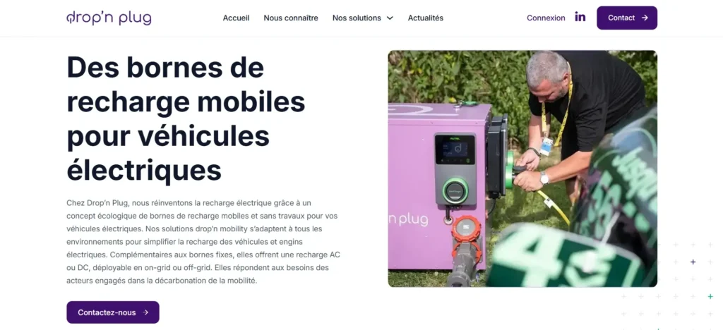 Site web Drop'n Plug
