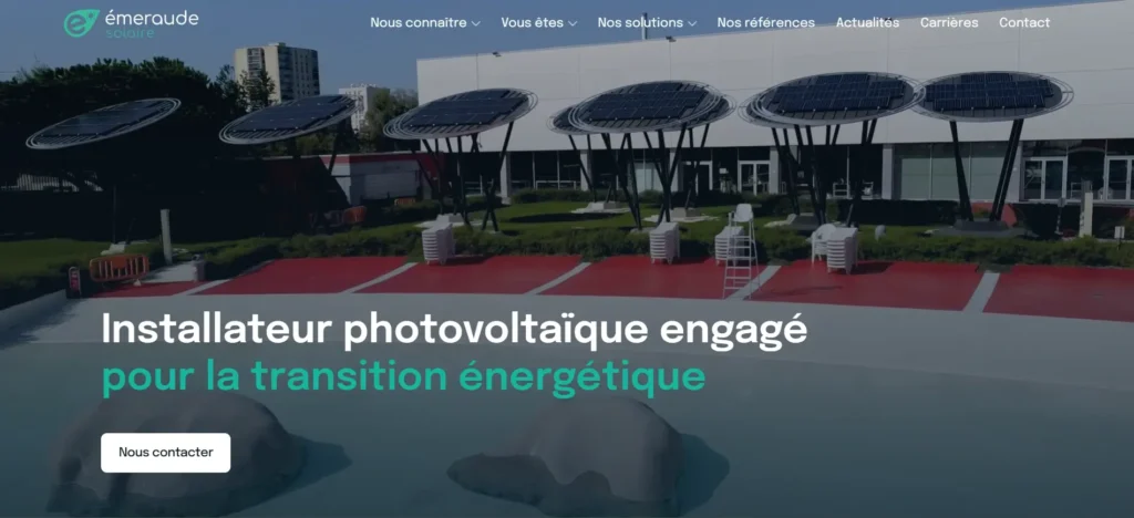 Site web Emeraude Solaire