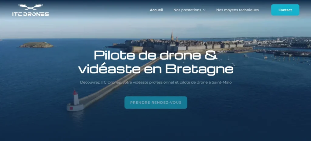 Site web ITC Drones