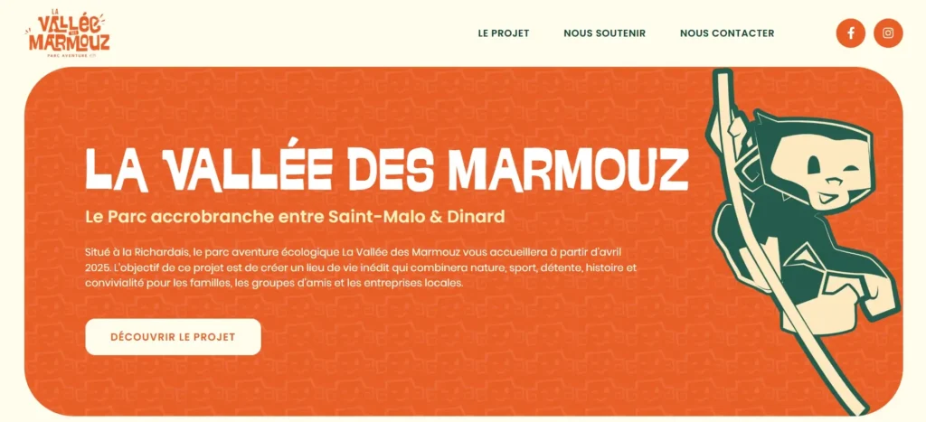 Site web Vallée des Marmouz
